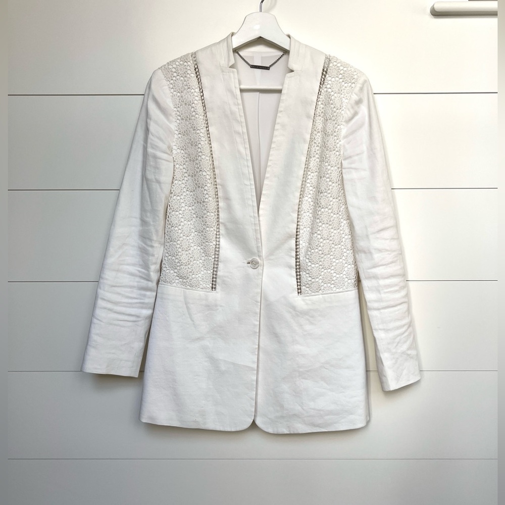 ELIE TAHARI Lace Blazer